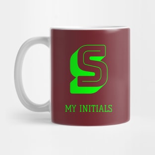 Letter S Initials Unique Name T-Shirt Mug